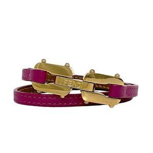 Fendi Bracelet Pink Gold Leather